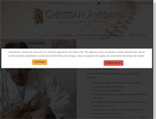 Tablet Screenshot of christianavesani.it